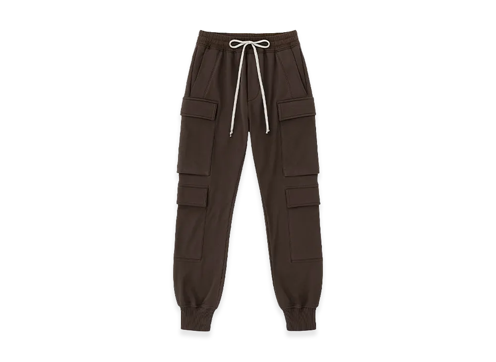 Rick Owens Hollywood Mastodon Mega Cargo Pants "Brown"