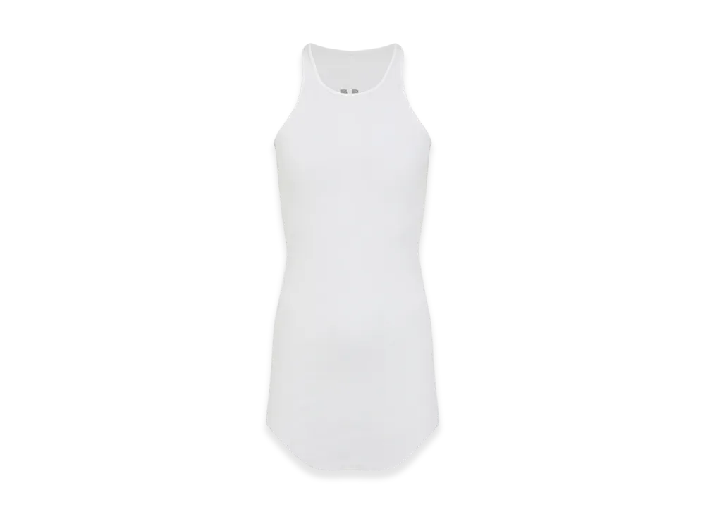 Rick Owens Basic Rib Tank Top "White"