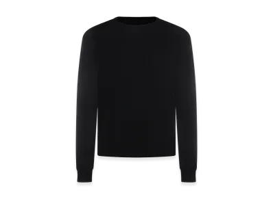Rick Owens Virgin Wool Crewneck Sweater "Black"