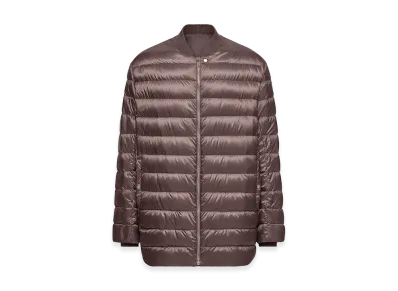 Rick Owens x Moncler Women's Geocamo Cropped Leather Jacket "Brown"