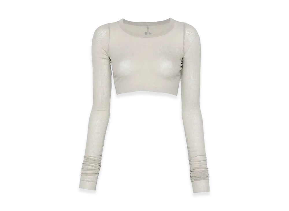 Rick Owens Women's Shirts Grey "White"