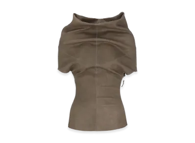 Rick Owens Women's T-Shirts And Polos "Brown Beige"