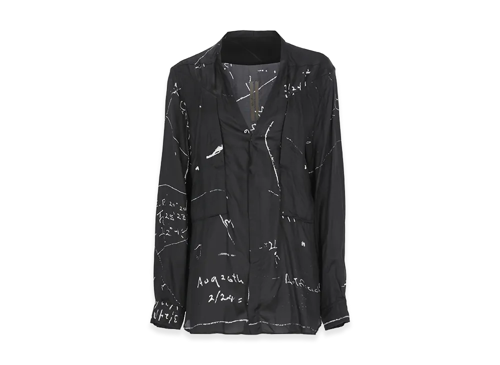 Rick Owens Women's Shirts Black "White"