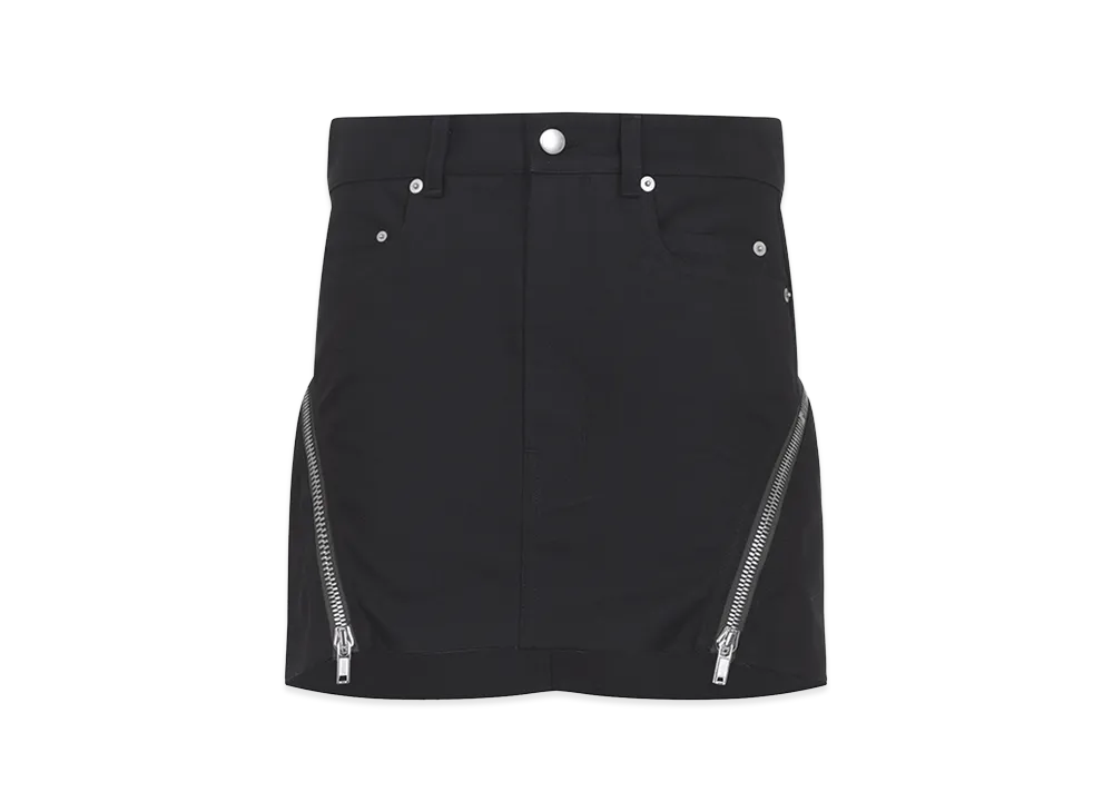 Rick Owens Women's Bolan Banana Mini Skirt "Black"