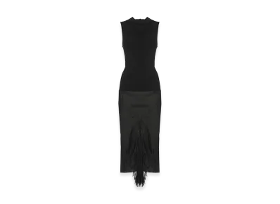 Rick Owens Women's Sliced Dress "Black"