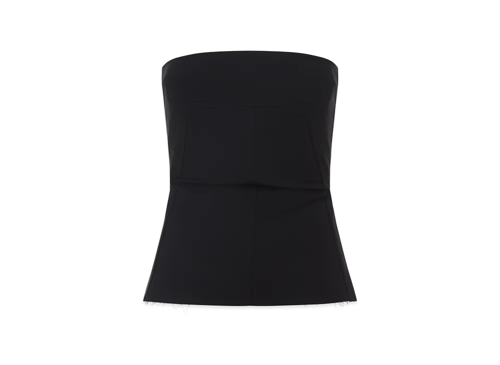 Rick Owens Women's Bustier Top "Black"