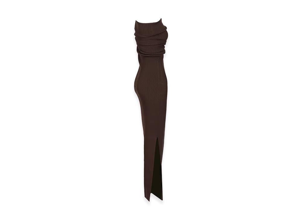 Rick Owens Women's Athena Dress "Brown"