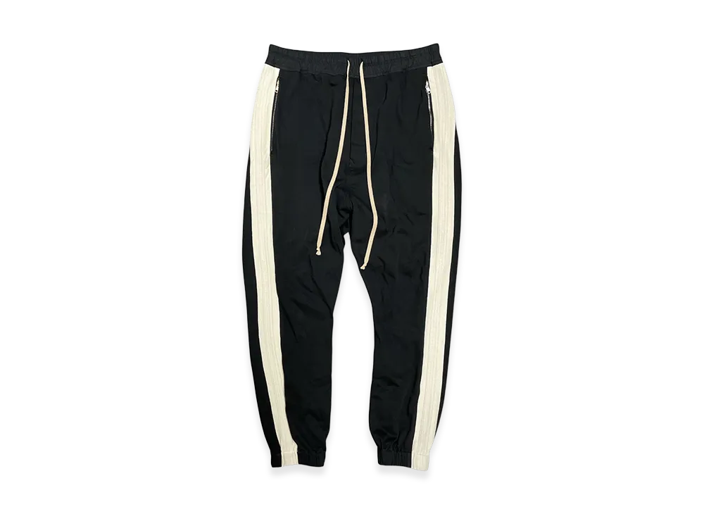 Rick Owens 19AW Side Line Track Pants "Black"