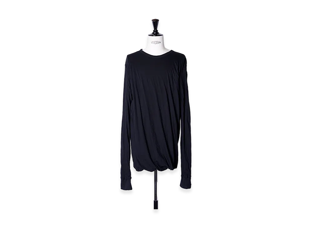 Rick Owens Jumbo Double LS T "Black"