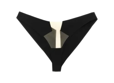 Rick Owens Women's X Livy 'Block Line' Briefs "Black"