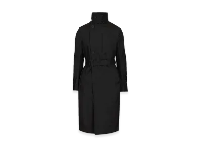 Rick Owens Temple Mastodon Trench Coat "Black"