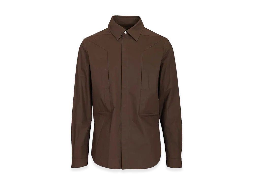 Rick Owens Fogpocket Outershirt "Brown"