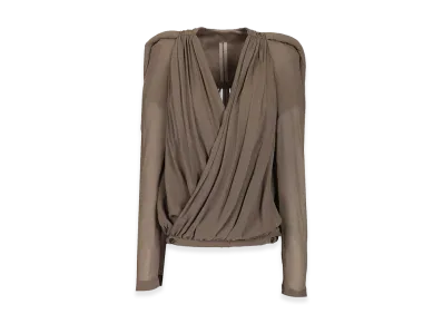 Rick Owens Women's Maria Casual Jacket "Beige"