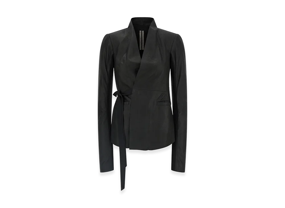Rick Owens Women's 'Hollywood' Leather Jacket "Black"