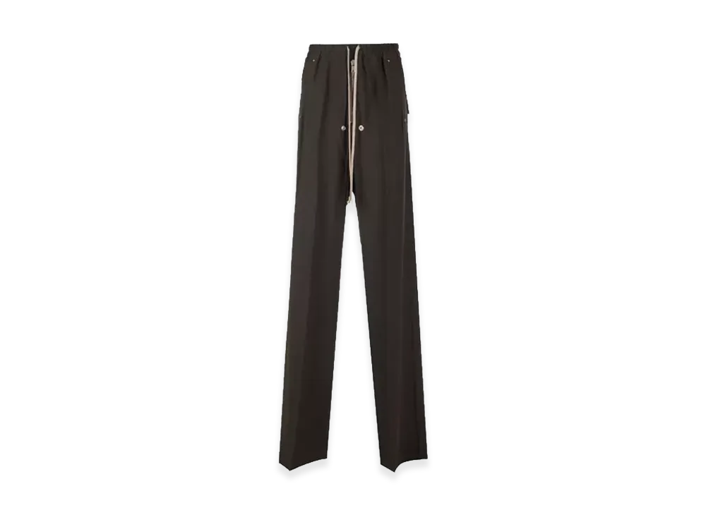 Rick Owens Women's "Geth Belas" Cupro Trousers "Brown"