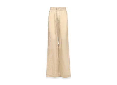 Rick Owens Women's Dietrich Drawstring Trousers "Beige"