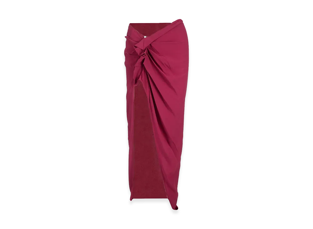 Rick Owens Women's Silk Jersey "Red/Rose"