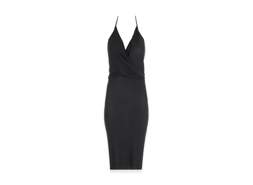 Rick Owens Women's Stretch Jersey Midi Dress "Black" | SNKRDUNK Rick Owens Women's Stretch Jersey Midi Dress "Black" | SNKRDUNK