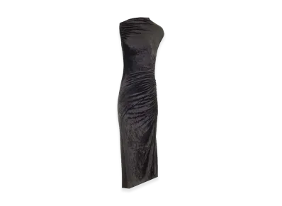 Rick Owens Women's Velvet Dress "Black"