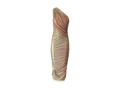 Rick Owens Women's Viscose Midi Dress "White"
