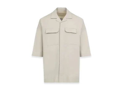 Rick Owens Magnum Tommy Short Sleeve Shirt "Sand Beige"