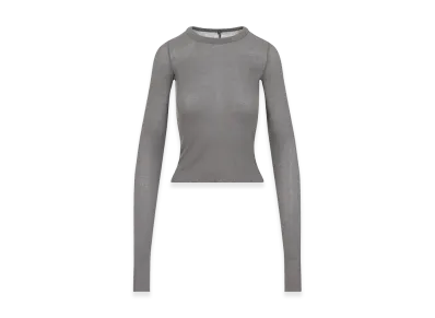 Rick Owens Women's Long Sleeve T-Shirts "Gray"