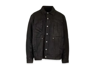 Rick Owens Lido Denim Worker Jacket "Black"