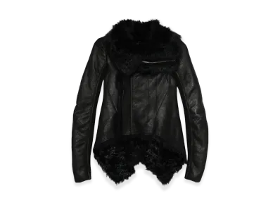 Rick Owens Women's Leather Jacket "Black"