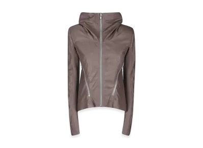 Rick Owens Women's zipped Naska Biker Jacket "Brown"