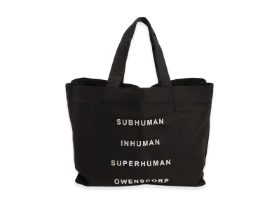 Rick Owens Cotton Tote Bag "Black"