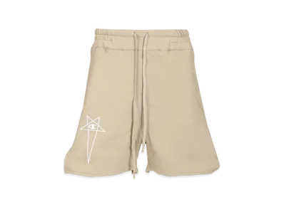 Rick Owens Cotton Shorts "Beige"