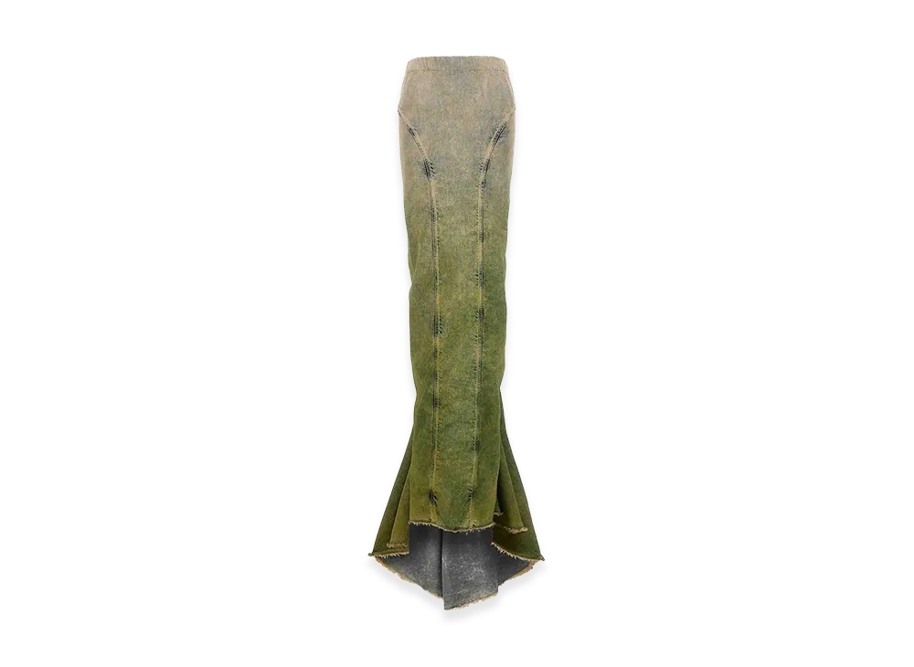Rick Owens x Moncler Genius Women's Acid Degrade Al Maxi Skirt "Multicolor"