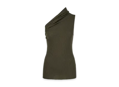 Rick Owens Women's Athena Knit Top "Green"