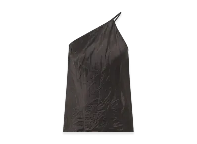 Rick Owens Women's One Shoulder Slip Top "Brown"
