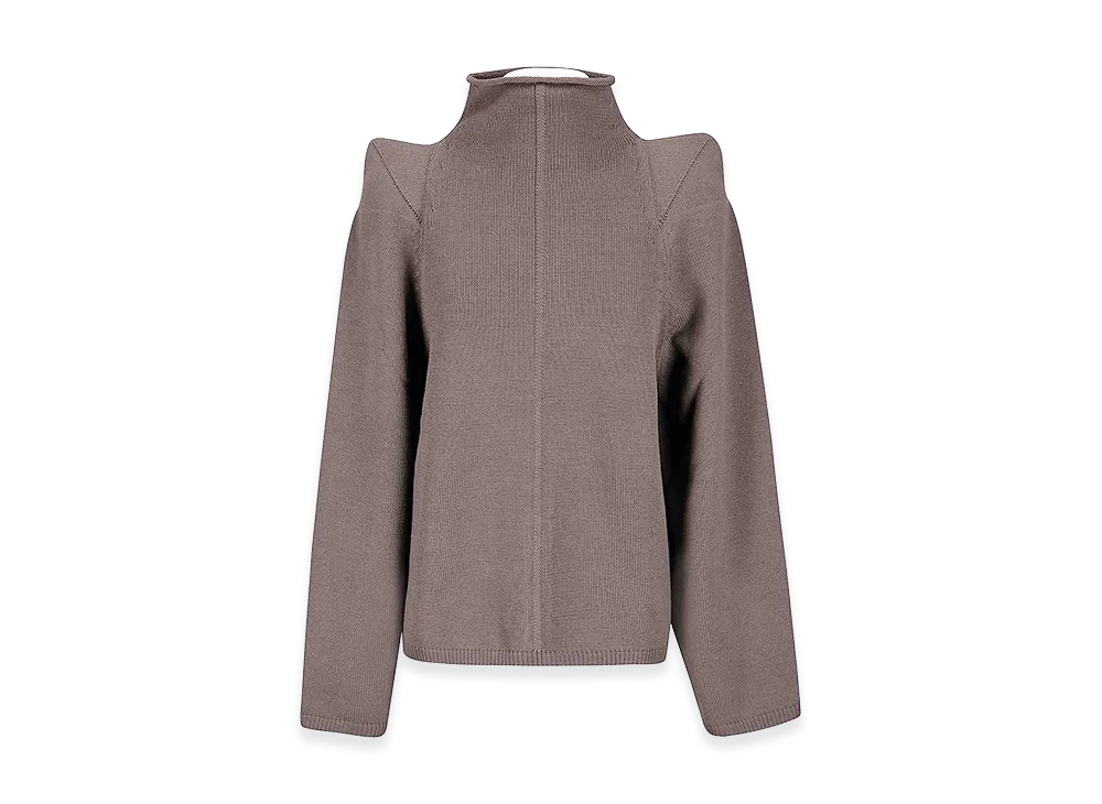 Rick Owens Women's Wool Top Sweater "Brown"