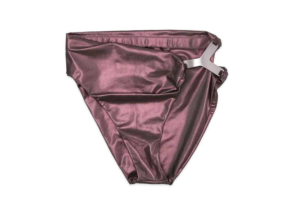 Rick Owens Women's Hydra Bikini Bottom "Metallic"