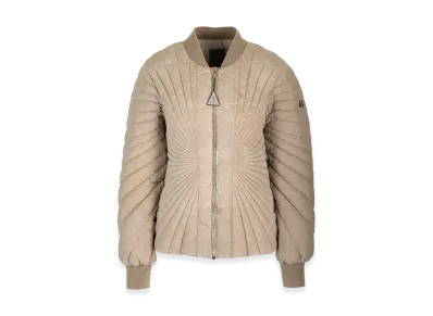 Rick Owens Women's Radiance Flight Down Filled Bomber Jacket "Beige"