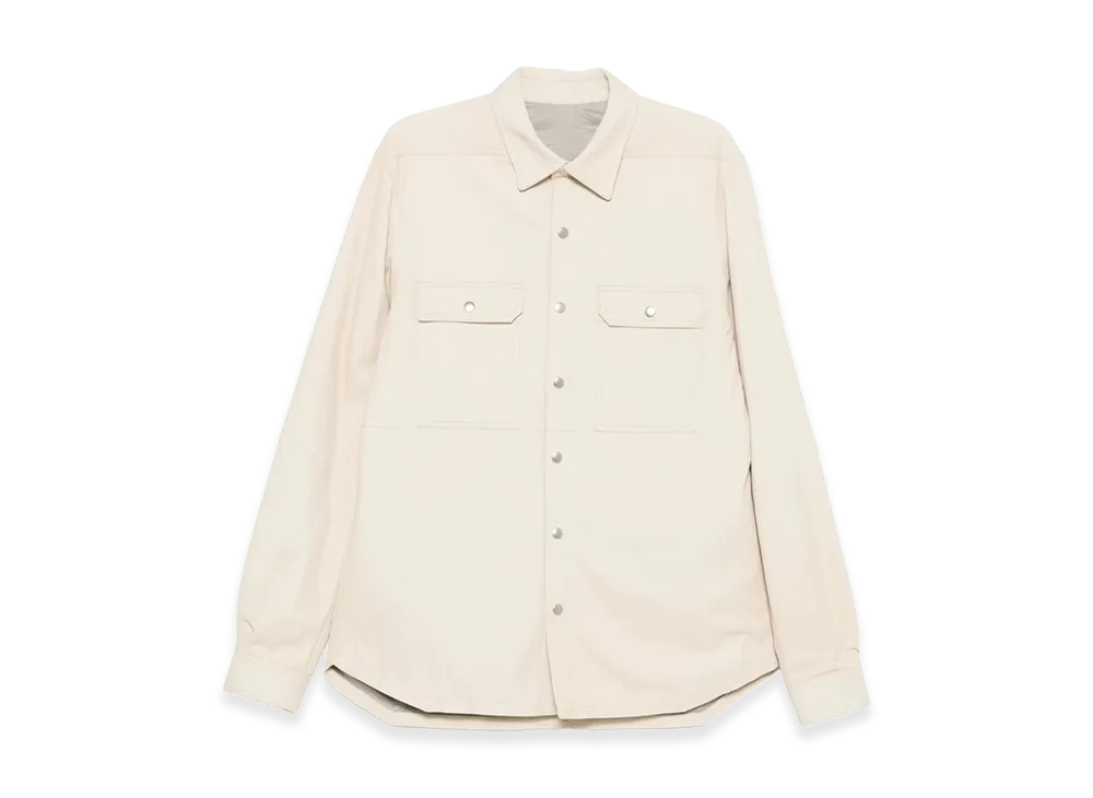 Rick Owens Leather Outerwear "Beige"