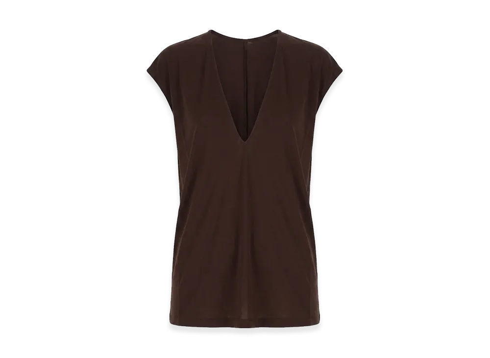 Rick Owens Women's T-Shirt Dylan "Brown"