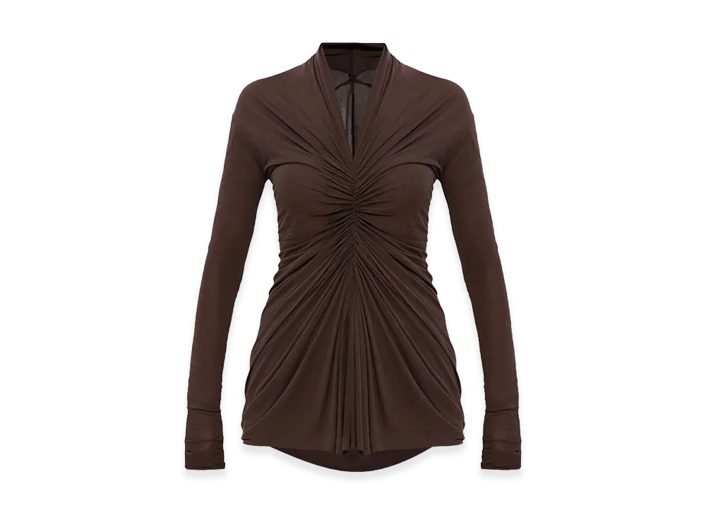 Rick Owens Women's T-Shirt "Brown"
