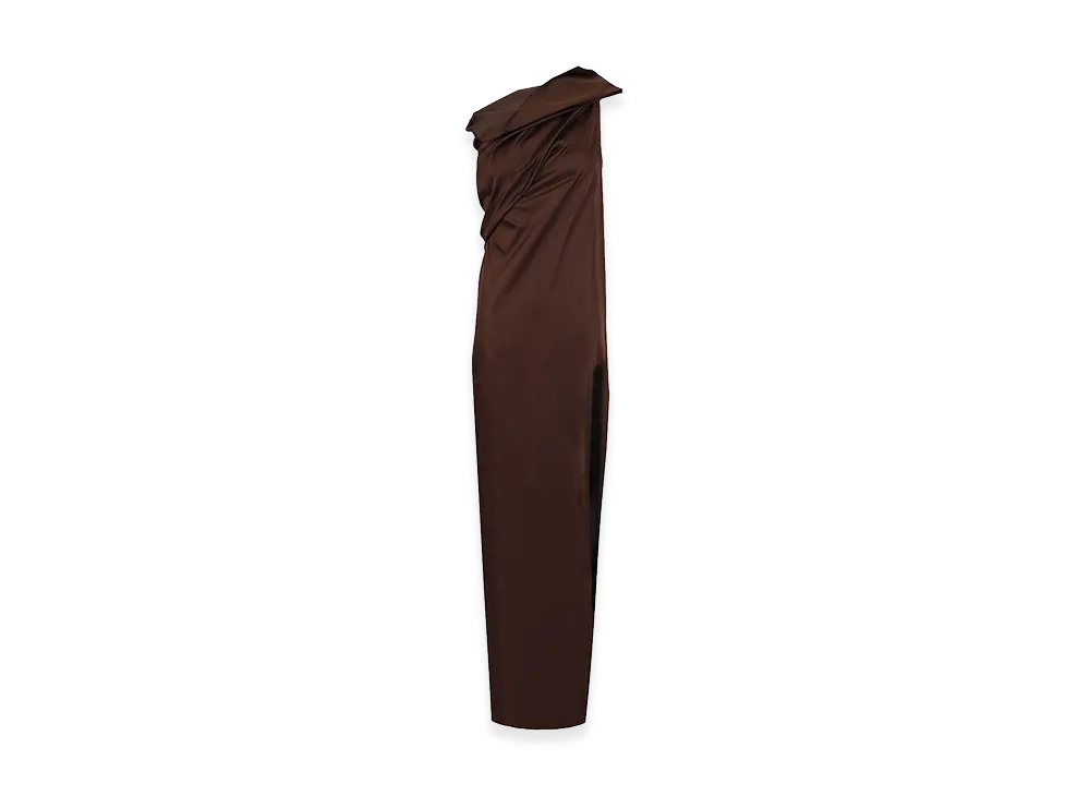 Rick Owens Women's Athena Long Dress "Brown"