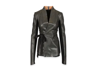 Rick Owens Women's Hollywood Leather Jacket "Black"