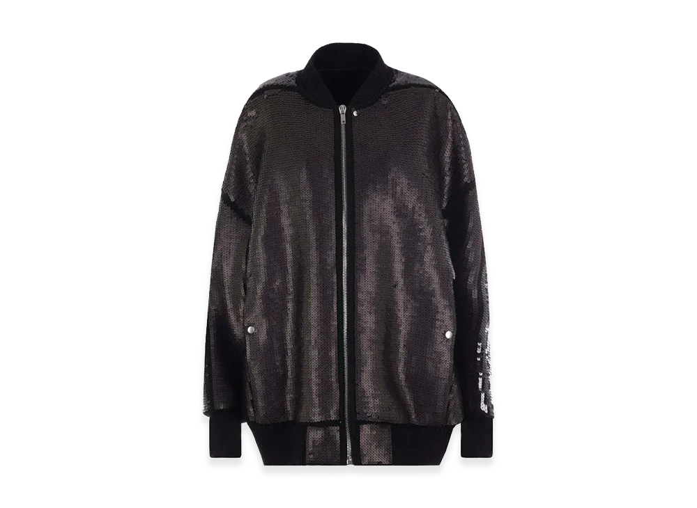Rick Owens Women's Bomber Jumbo Peter "Black"
