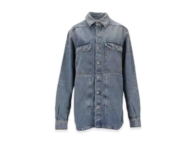 Rick Owens Women's Outershirt "Medium Wash"