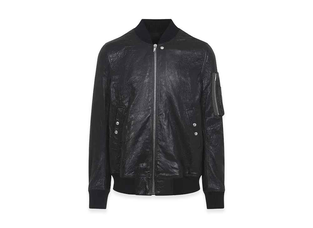 Rick Owens Classic Flight Jacket "Black"