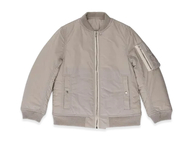 Rick Owens Down Jacket with Logo "Gray"