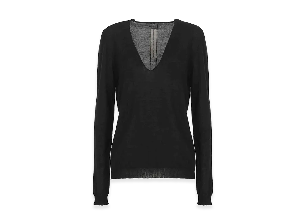 Rick Owens Women's Maglia V Neck "Black"