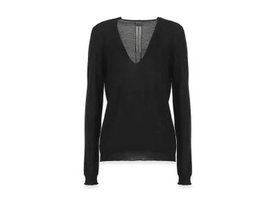 Rick Owens Women's Maglia V Neck "Black"