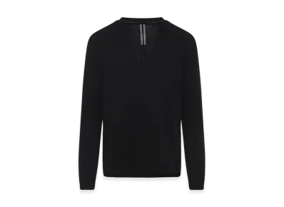 Rick Owens Oversized Extreme V-Neck Pullover "Black"