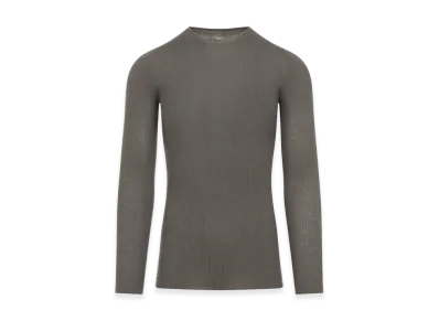 Rick Owens Ribbed Round Neck Pullover "Beige"